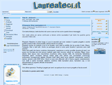 Tablet Screenshot of laureateci.it